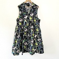 DISNEY NIGHTMARE BEFORE CHRISTMAS JACK SKELLINGTON MIDI POCKET DRESS WOMENS 26