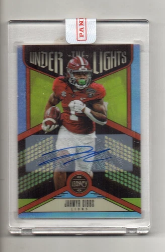 2023 Panini Legacy Jahmyr Gibbs RC Rookie Under The Lights Auto #UL-JGI