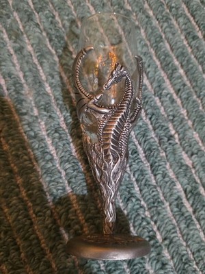 Texas Renaissance Festival 1996 Dragon Pewter Wine Glass Goblet 212/300