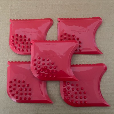 Tupperware Scrape Em All Multipurpose Kitchen Gadget Scraper Scrubber - Set of 5