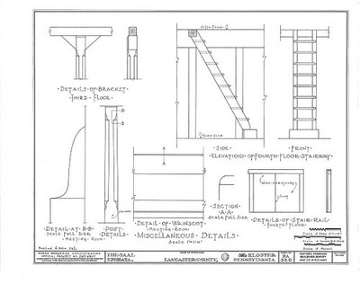 HABS PA,36-EPH,1- (sheet 35 of 60) - The Cloisters, Ephrata, Lancaster County,