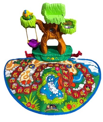 Fisher Price Little People Alphabet Zoo Tree Play Mat Letters Learning Works!