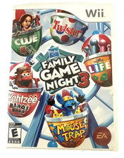 Hasbro Family Game Night 3 Nintendo Wii 2010 Manual Included Compilation E Rated