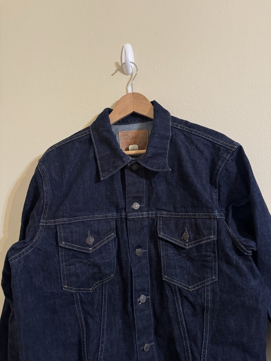 RRL Double RL Ralph Lauren Denim Trucker Jacket Indigo Rigid XL | eBay