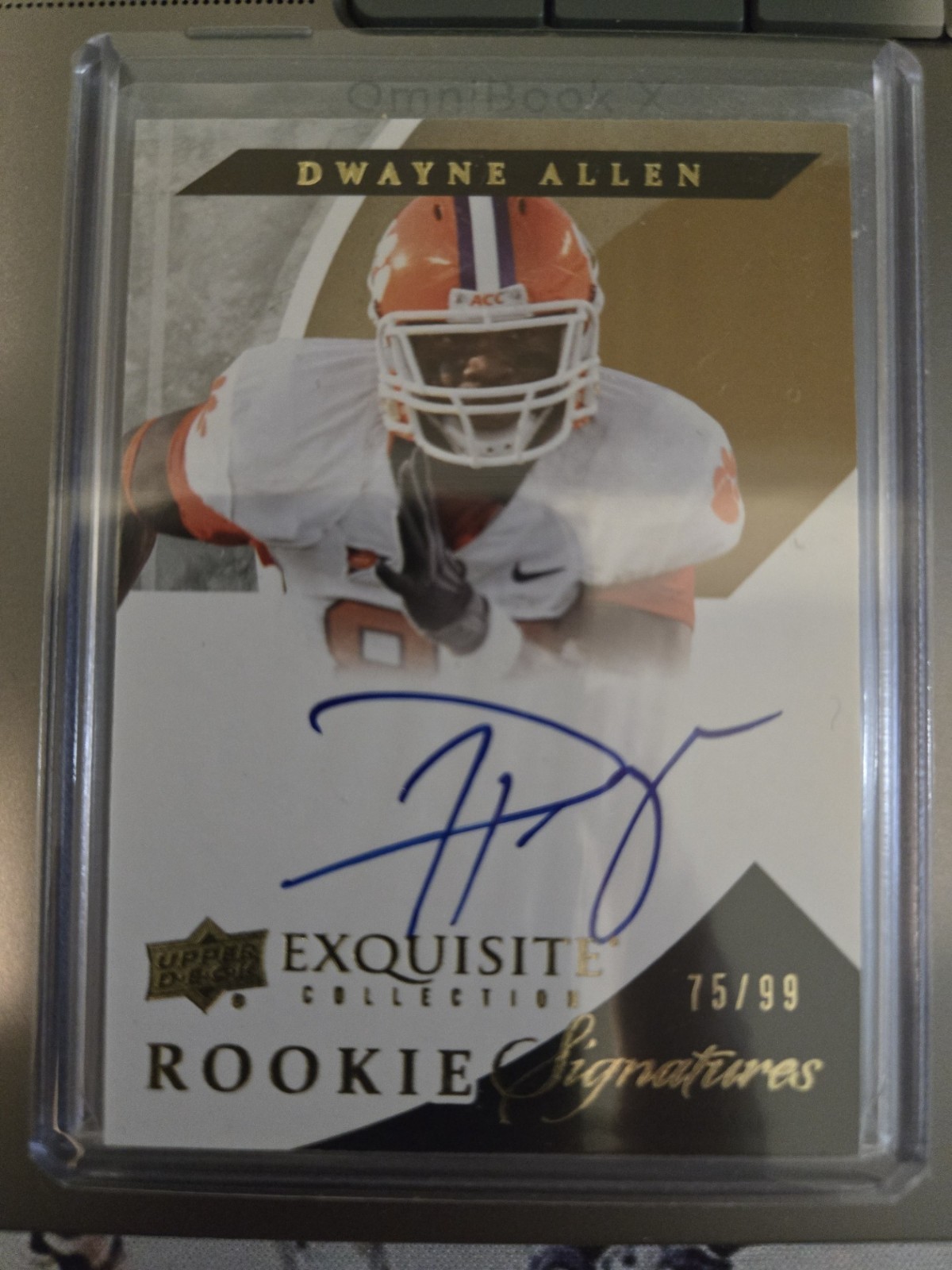 Dwayne Allen Upper Deck Exquisite Collection #96 Autograph