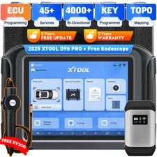 XTOOL D9S PRO XV200 Auto Bi-Directional Diagnostic Scan Tool ECU Key Programmer