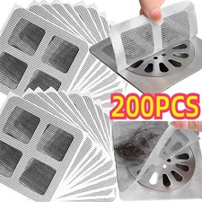 Disposable Shower Drain Hair Catcher Mesh Sink Strainer Bathroom Kitchen Filter