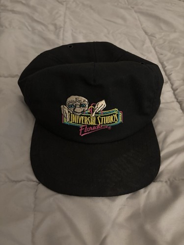 1982 Universal Studios Florida ET Hat Black Rare Vintage Movie Museum