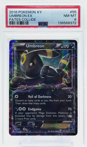 Umbreon-EX graded PSA 8 for sale on eBay