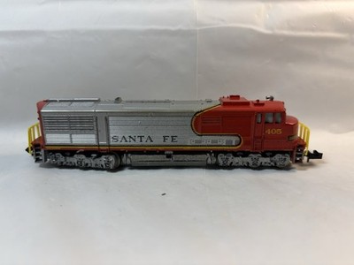 Minitrix N Scale 2012 Santa Fe GE U30C Diesel Locomotive 405 TESTED