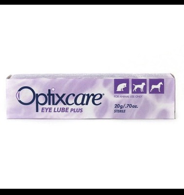 Optixcare Eye Lube plus + Hyaluron 20G for Dog Cat Horses, 3 PACK