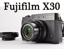 Fujifilm X30 12.0MP Digital Camera Black English Language -95 NEW
