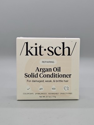 {A28} Kitsch Argan Oil CONDITIONING Bar 2.7oz / 77g REPAIRING Color Safe NEW