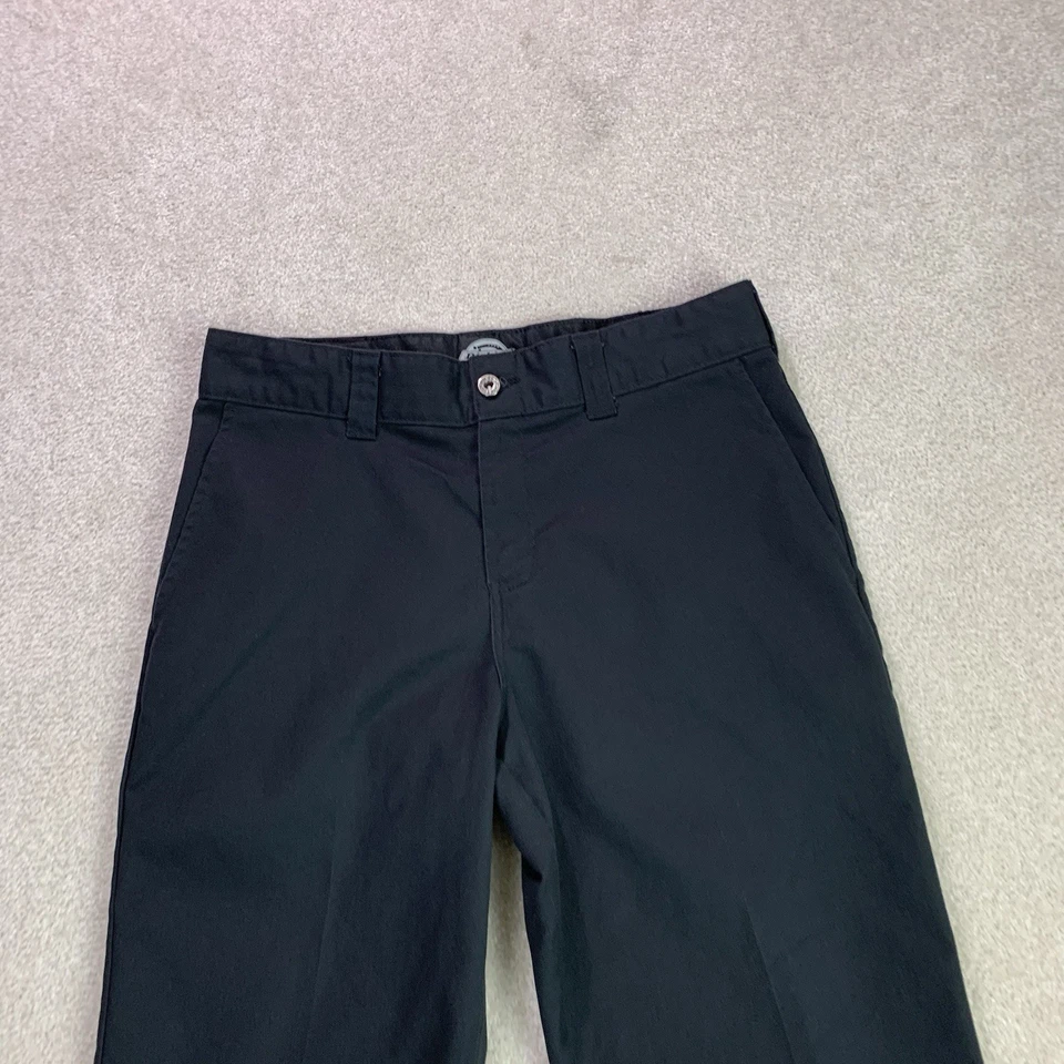 Pantalones de skate Dickies para hombre 32x34 negros ajustados rectos flexibles sarga Foto 2 de 4
