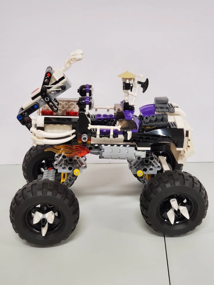 LEGO 2506 NINJAGO SKULL TRUCK w/ Wyplash Minifig - No Box or Manual - Image 3 of 4