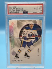 2020-21 SP Silver Spectrum Rookie #120 DYLAN COZENS RC /1299 PSA 10 Gem Mint