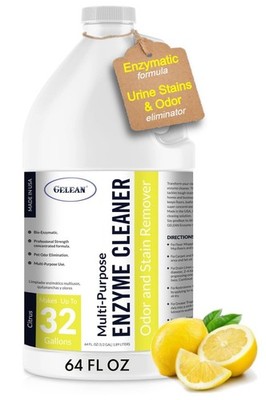 Multi-Purpose Probiotic Enzyme Citrus Cleaner, 1/2 Gallon (64 oz.) - Pet Stai...