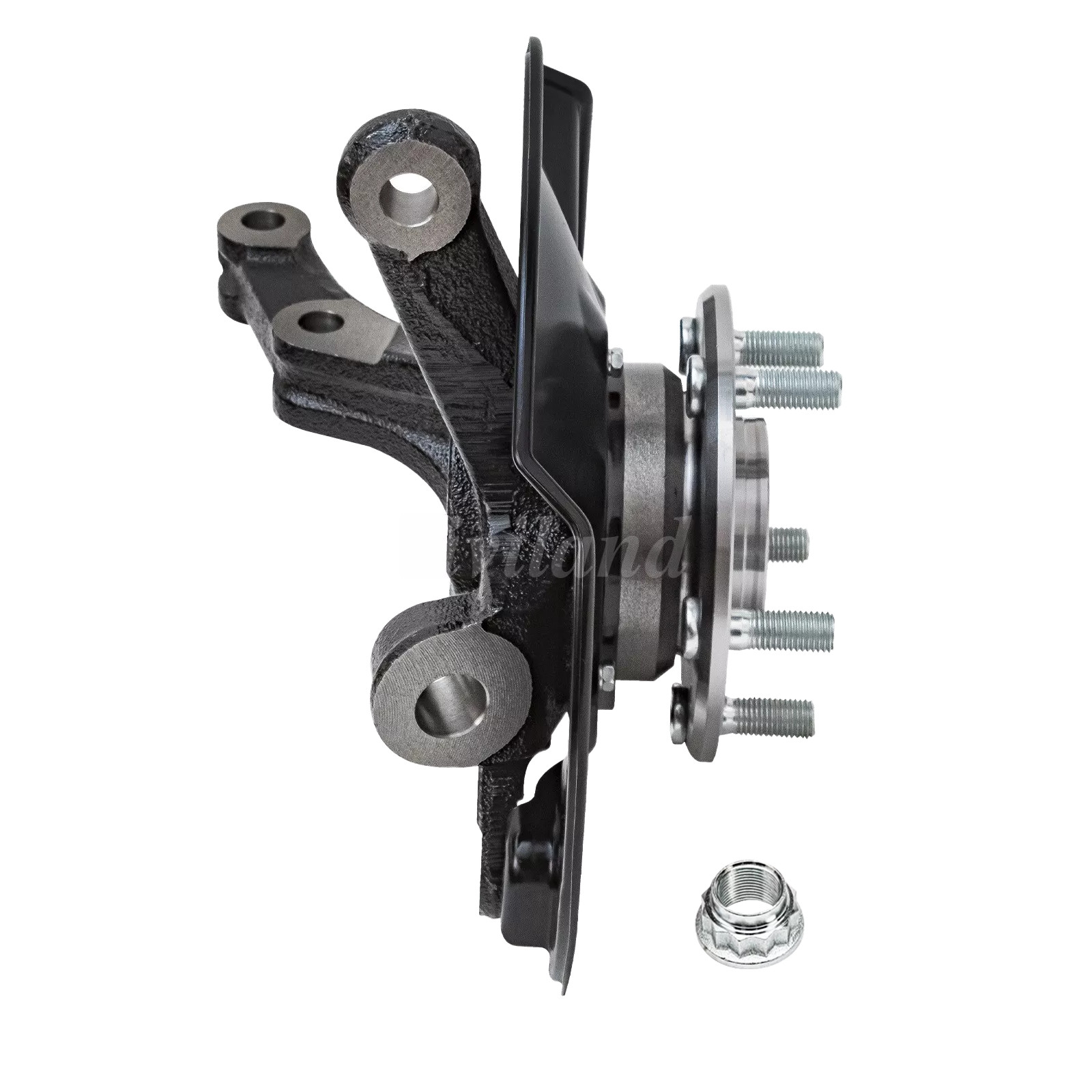 Front Pair Steering Knuckle and Wheel Hub Bearing for 2006 - 2011 Honda Civic