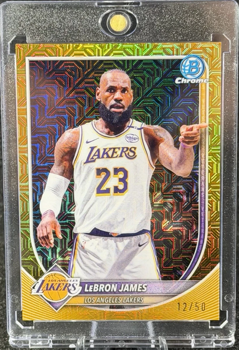 Bowman LeBron James Basketball Sports Trading Card Singles for