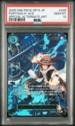PSA 10 Ace R-SPC EB02-028 Carrying on His Will ONE PIECE Card Japanese