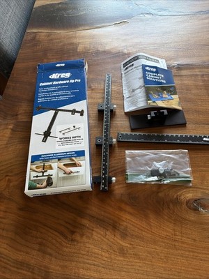 Kreg KHI-PULL Aluminum Jig for Cabinet Hardware, Knobs & Pulls, Black