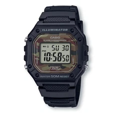 CASIO W218H-5B Large Case Digital Sport Watch, Camouflage