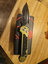 TACTICAL KNIFE GREEN ALUMINUM * 