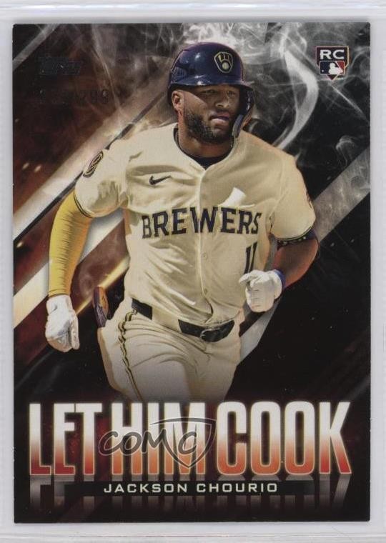 2024 Topps Update Let Him Cook Black /299 Jackson Chourio #LHC-19 Rookie RC 0ne9