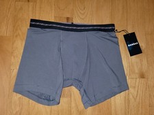 Bombas Men's Modal/Cotton Boxer Briefs , Gray, Size M