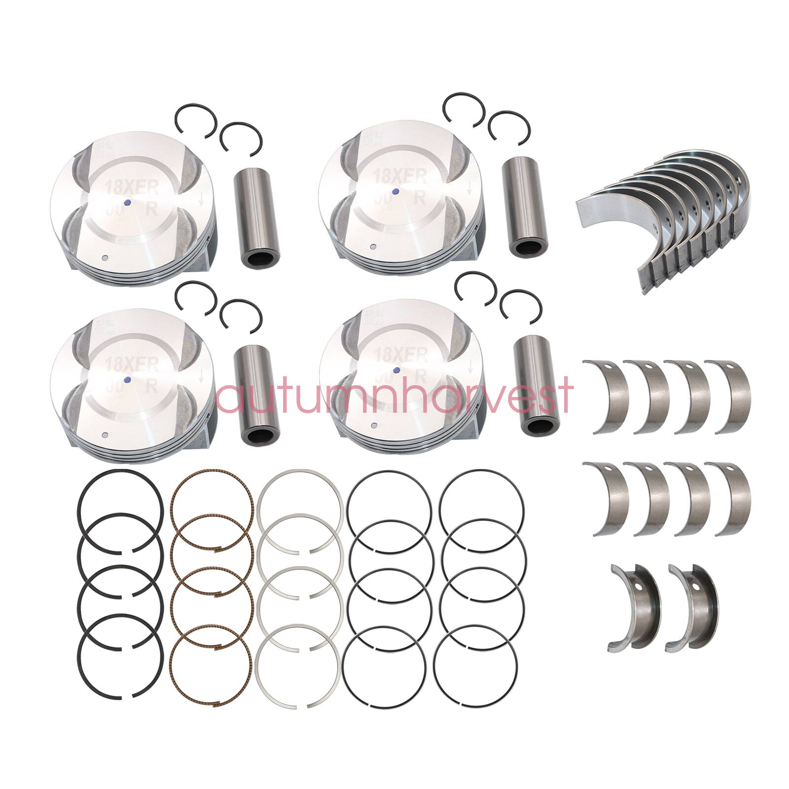 Main Rod Bearing & Piston & Rings Fit For 201118 Chevy Sonic Cruze Limited 1.8L eBay