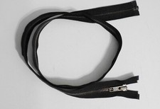 36 inch Black  Antique Brass Metal 5 YKK Zipper Separating New 