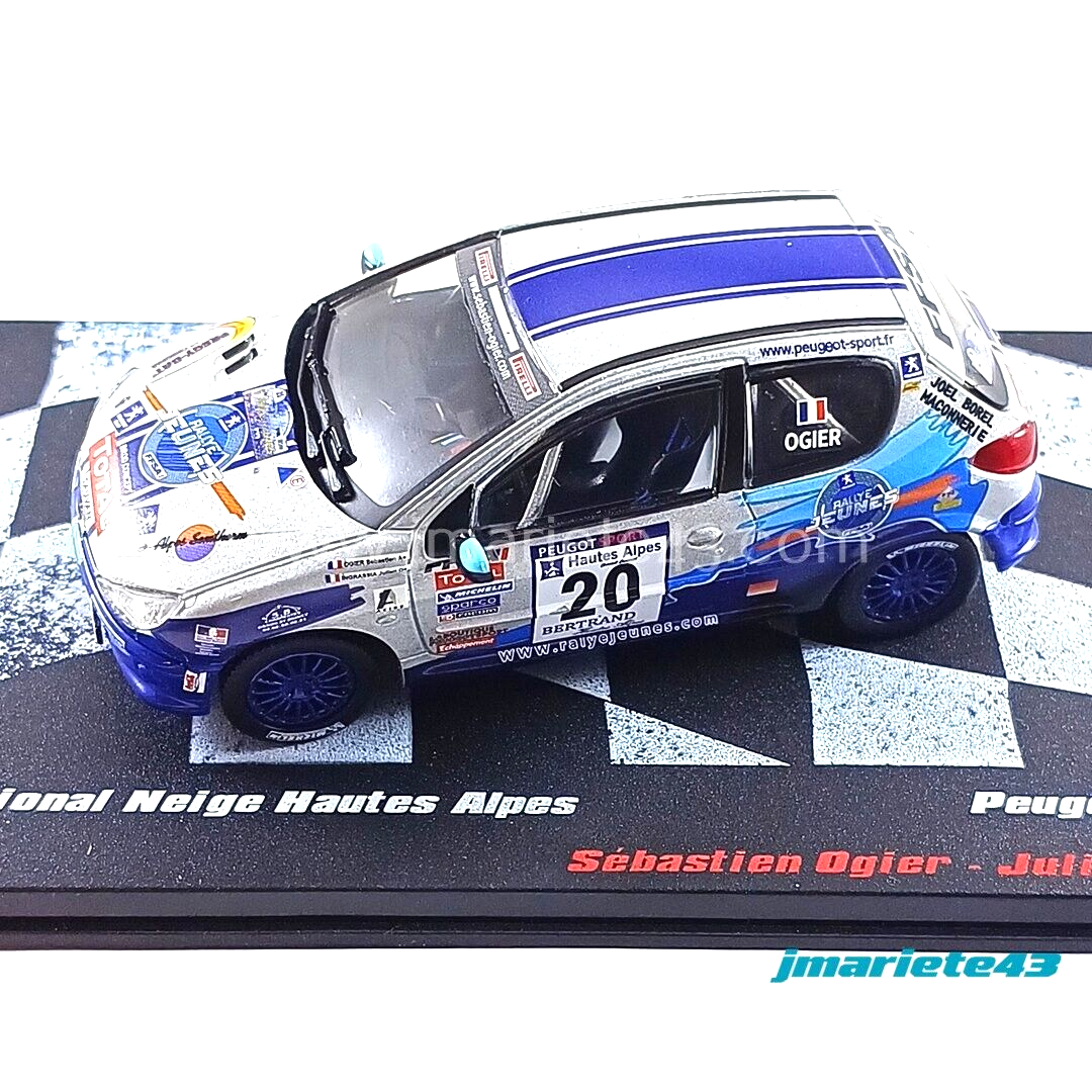 Peugeot 206 XS Volant #20 S. Ogier - J. Ingrassia Rally Neige