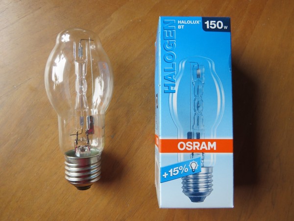 Echt Osram Halolux Bt 150W 64478 E27 Kl Klar 240V Made In Germany Dimmbar!!-image