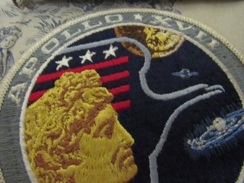 Vtg. NASA Apollo XVII (17) Cernan, Evans & Schmitt Mission Embroidered Patch - Picture 5 of 6