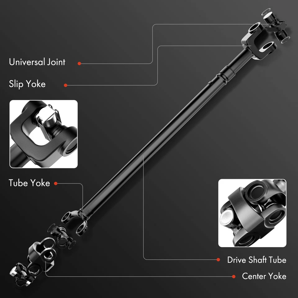 Rear Side Driveshaft Prop Shaft for Ford Explorer 1995 1996 V6 4.0L 4WD 2 Door - Image 3 of 4