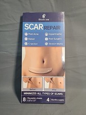 Bluecow Silicone Scar Repair 8 Reusable Sheets C Section Surgery Keloid Sealed