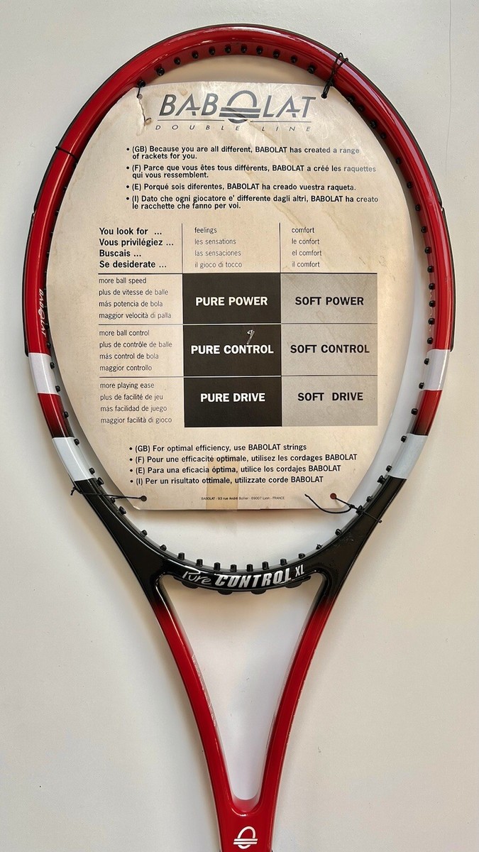 New Old Stock Babolat Pure Control XL First Edition Tennis Racquet