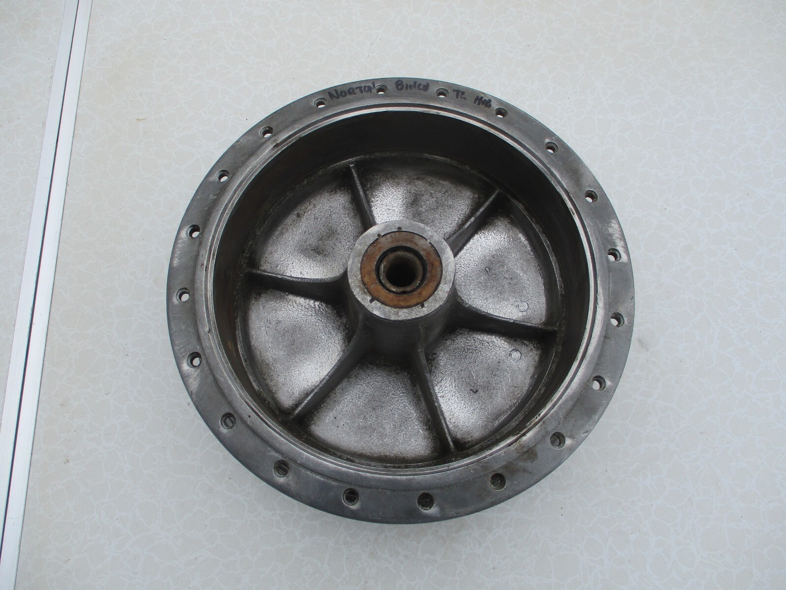 Norton 8 inch aluminium front hub. Front wheel hub eBay