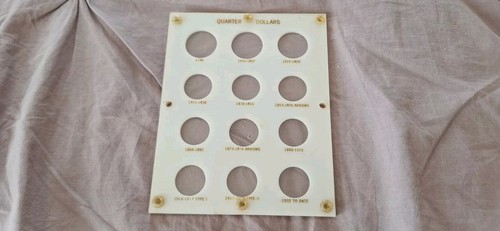 Capital Plastic Antique Vintage Presentation Case US Quarter Dollars 1796- 1932
