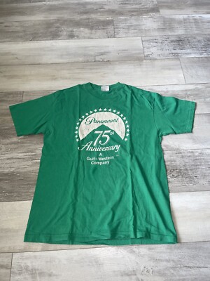 Vintage 80s Paramount 75th Anniversary T-Shirt Size XL (46-48) Single Stitch USA