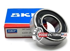 SKF 62/28 2RS1 DEEP GROOVE BALL BEARING, RUBBER SEALED 28x58x16 mm