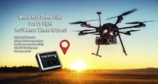 Trackimo Drone GPS Tracker 3G +Attachment Drone tracking device +1 year service 