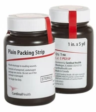 Sterile Plain Packing Strip, 1'' x 5 yds, BRAND