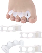Toe Separators for Bunion Relief and Foot Alignment - Unisex  2 pair (Sizes M)