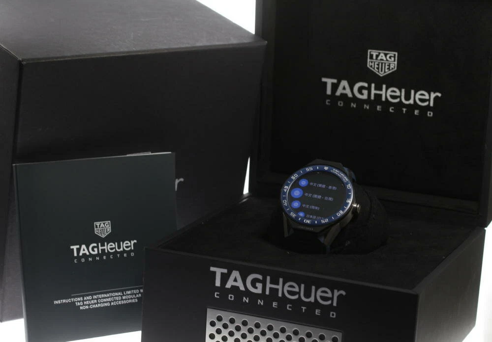 JAPAN USED WATCH Tag Heuer Connected Modular Sbf8A8012 0 Mens Box