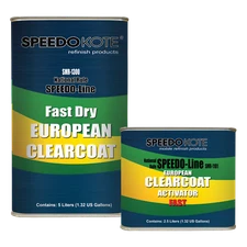 Fast Cure European Clear Coat, SMR-1300/1101 7.5 Liter Euro Clearcoat w/Cool Act