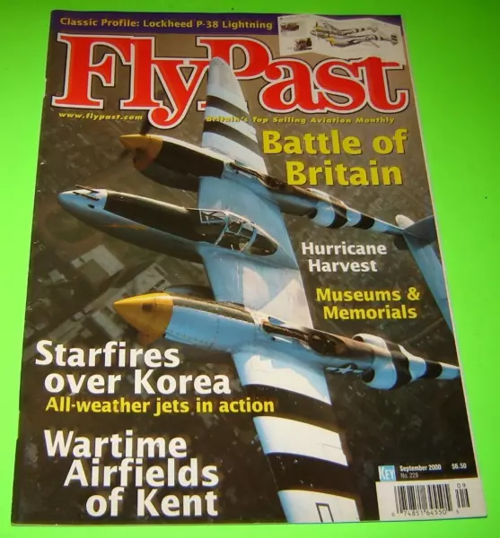 Fly Past 2000 Britain Aviation Starfires Korea INCLUDES POSTER of Lockheed P39-J