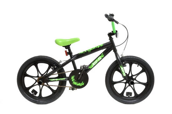 XN-5-18 BMX Fahrrad Jungen Kinder Freestyle Stuntstifte 18" MAG Rad grün Kind