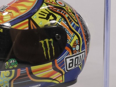 PRL) CASCO VALENTINO Rossi 2009 Moto Gp Modellino Abs Scala 1/5