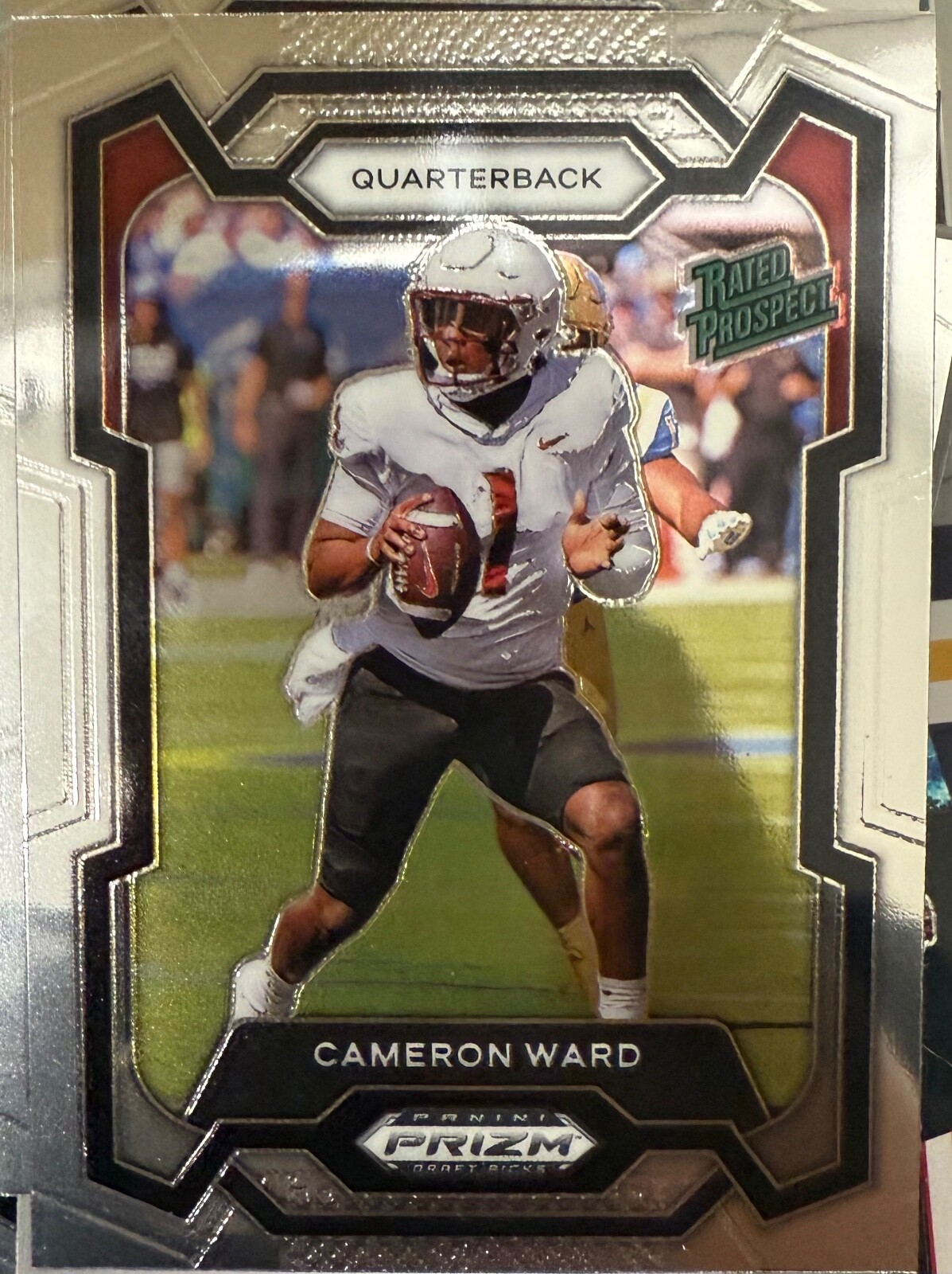 2024 Panini Prizm Draft Picks - Rated Prospect #199 Cameron Ward (RC)